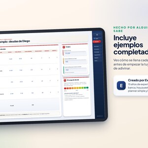 Debt Relief Planner in Spanish | Snowball and Avalanche | GoodNotes Digital Tracker image 6