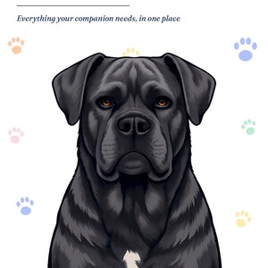 Complete Cane Corso Guide PDF | Dog Care Ebook | Printable Planner | Instant Digital Download