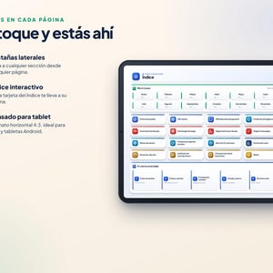 Digitaler Finanzplaner auf Spanisch mit Excel | Budget, Schulden, Sparen und Vermögen | GoodNotes Bild 6