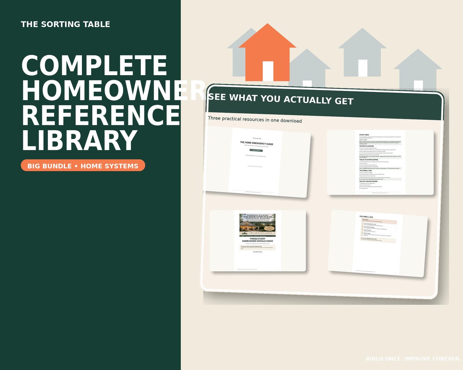Complete Homeowner Reference Library | Home Maintenance Guide Emergency ...
