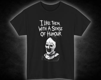 Scary Clown Portrait Tee | Creepy Horror Face Shirt