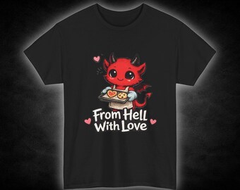 Cute Devil Serving Cookies tee | From Hell With Love graphic t-shirt