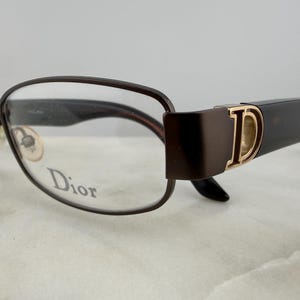 Vintage Christian Dior Eyeglass Frames w/ Case & Dust Cloth
