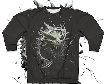 3D-realistische Ice Dragon Fantasy Frost Dragon grafische trui Streetwear