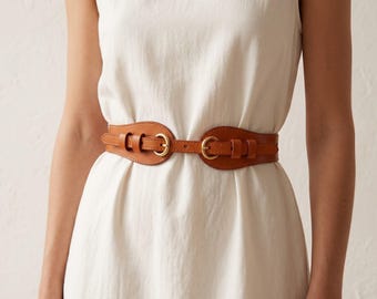 Cinturón ancho elástico para vestidos de mujer, cinturón elástico para la cintura, cinturón de cuero ajustable, cinturón de tallas grandes, cinturón ancho para vestidos y abrigos.