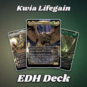 Commander Proxy Deck, Kwia Vigorbloom 100-Card Lifegain EDH
