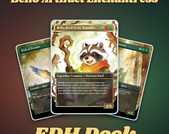 Bello Bard Brambles Artifact Enchantress Proxy Deck 100 Cards + Tokens | Full Commander EDH Deck
