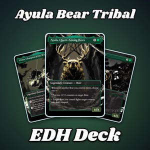 mtg bear commander deck Ayula EDH | Tribal Deck Custom Bear Tribal Commander EDH