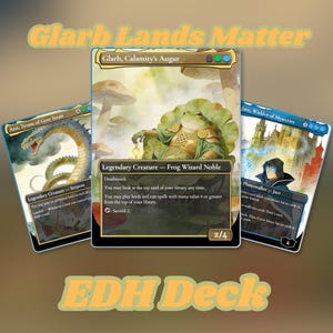 Glarb Lands Matter Commander Deck | 100-Card Proxy EDH with Tokens