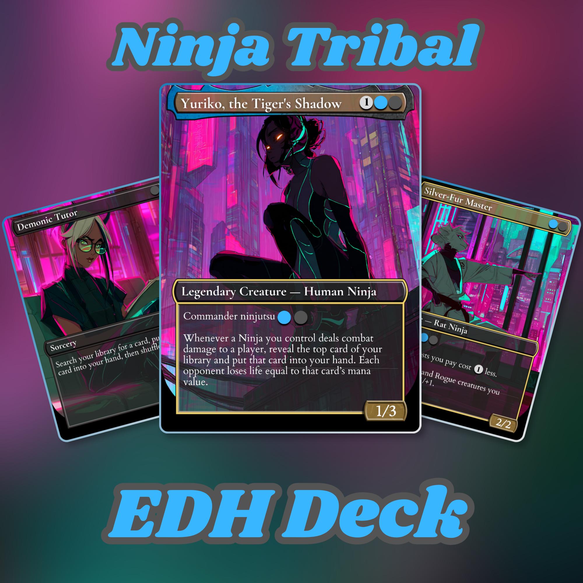 Mtg Ninja Commander Deck - Etsy
