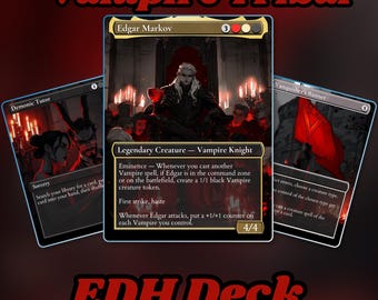 Edgar Markov-100 Card EDH Commander Deck-vampire-mythic-rare Magic