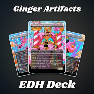 Commander Proxy Deck, Ginger Colorless Artifact 100 Cards