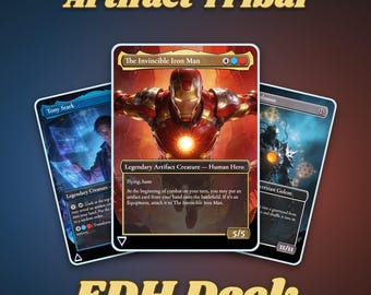 Artifact Tribal Proxy Deck 100 Cards + Tokens | Full Commander EDH Deck