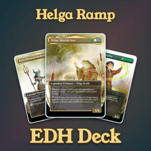 Helga Ramp Commander Deck | 100 Card Proxy EDH with Tokens