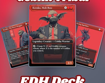 Commander-goblin-krenko, Mob Boss-red-edh-mtg-magic-rares-mythics 100 Cards Ready to Play - Etsy Commander-goblin-krenko, Mob Boss-red-edh-mtg-magic-rares-mythics 100 Cards Ready to Play - Etsy