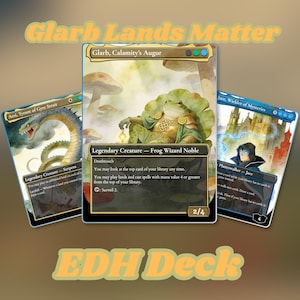 Deck Commander Glarb Lands Matter | Proxy EDH de 100 cartes avec jetons