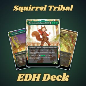 Mazzo Squirrel Girl / Proxy Commander con 100 carte e segnalini