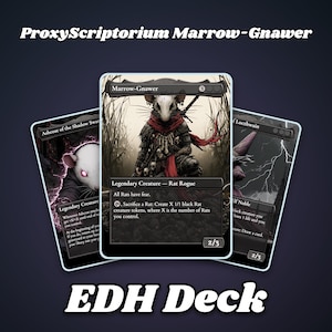 EDH Proxy Deck, Marrow-Gnawer Rat Tribal Commander Set