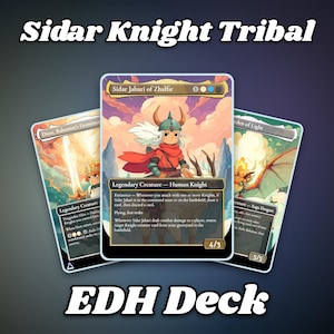 Sidar Knight Tribal Commander Deck | 100-kaarten Proxy EDH met Tokens