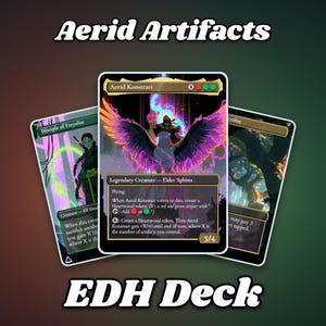 Commander Proxy-kortlek, 108-korts Aeris-artefakttoken EDH
