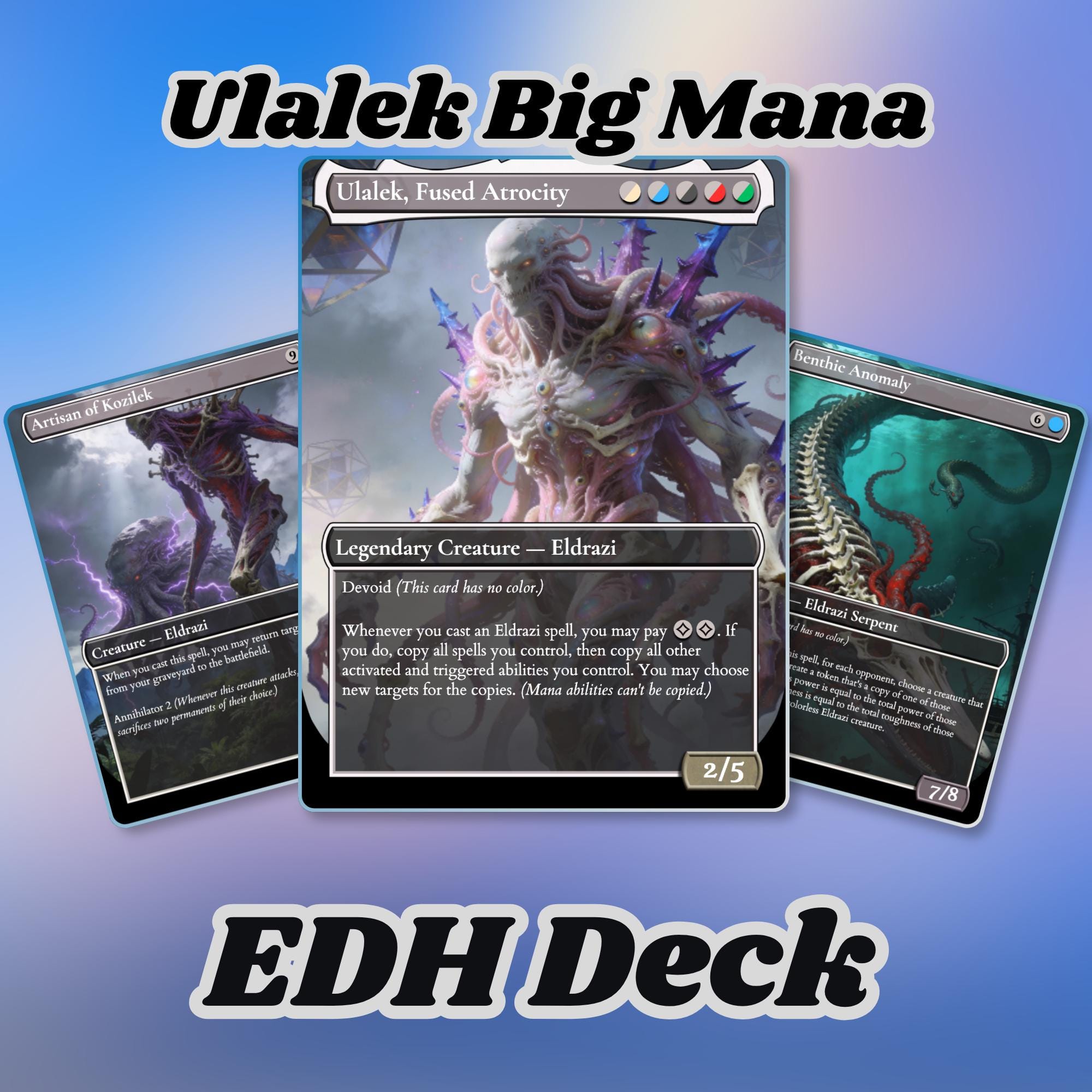 マジック：ザ・ギャザリング MTG Eldrazi Commander deck Mtg eldrazi commander deck - Etsy Portugal