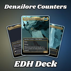 Commander Proxy Deck, Denzilore Fatehold 108-Card Azorius EDH