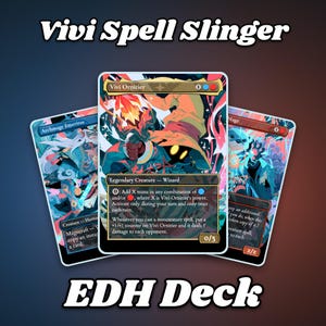 Commander Proxy Deck, Vivi Ornitier 100-Card Spellslinger EDH