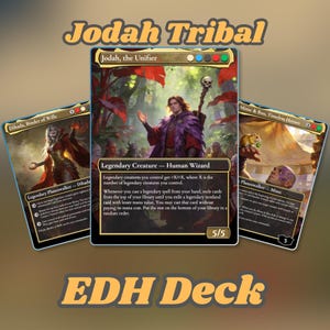 Deck Commandant Tribal Jodah | Proxy EDH de 100 cartes avec créatures légendaires
