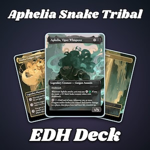 Commander Proxy Deck, Aphelia Snake Tribal EDH 100 Cards
