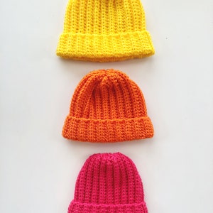 Crochet Pattern - Spring Beanie - 8 Sizes, Perfect for Mommy and Me ...