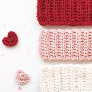 Crochet Pattern Cozy Ribbed Headband Pom-Pom Instructions Included Easy, Beginner Crochet PDF Instant Download Noelebelle DIY image 5