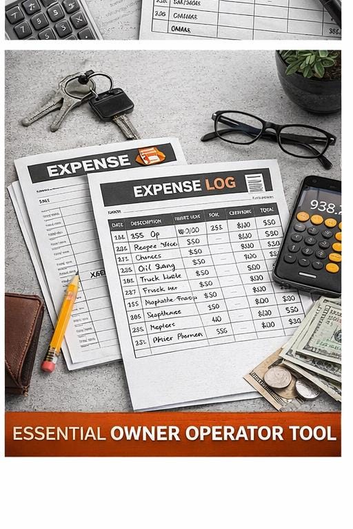 Truck Driver Expense Tracker PDF | Fuel & Maintenance Log | Trucker ...