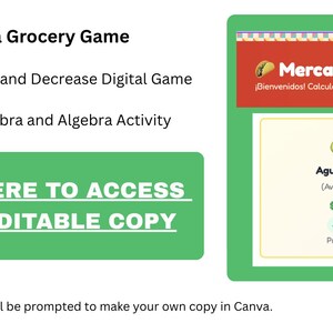 Digital Percent Increase/Decrease Shopping Game image 8