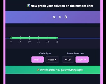 Digital Inequality Solver Interactive