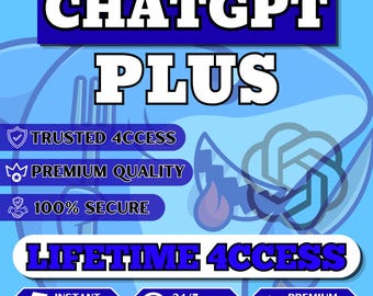 Accesso a vita a ChatGPT Plus | Miglior prezzo | Consegna digitale immediata