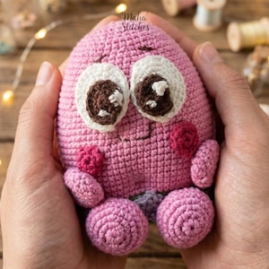 Chubby Pink Starfish Amigurumi Pattern - 2 Sizes Included - Digital PDF Download