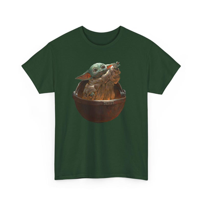 Vintage Star Wars The Mandalorian And Grogu Shirt, Grogu Bounty Hunter Shirt, 90s Style Star Wars Shirt, Baby Yoda Tee, Mandalorian Shirt image 6