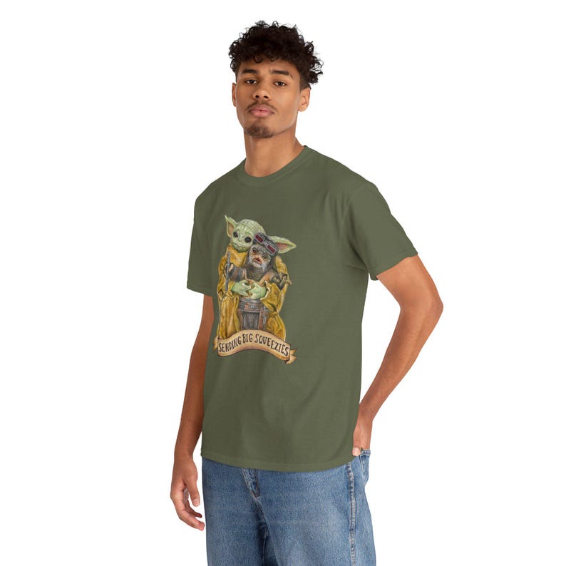 Vintage Star Wars The Mandalorian And Grogu Shirt, Grogu Bounty Hunter Shirt, 90s Style Star Wars Shirt, Baby Yoda Tee, Mandalorian Shirt image 9
