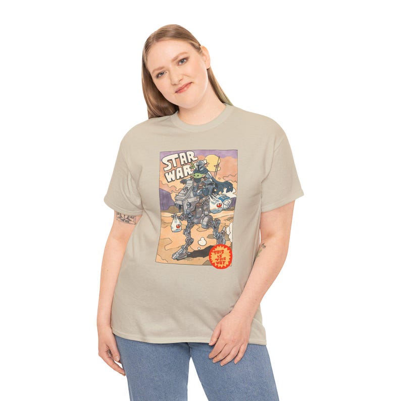 Vintage Star Wars The Mandalorian And Grogu Shirt, Grogu Bounty Hunter Shirt, 90s Style Star Wars Shirt, Baby Yoda Tee, Mandalorian Shirt image 12