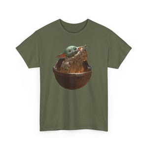 Vintage Star Wars The Mandalorian And Grogu Shirt, Grogu Bounty Hunter Shirt, 90s Style Star Wars Shirt, Baby Yoda Tee, Mandalorian Shirt image 7