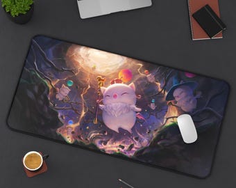 Alfombrilla de escritorio King Moggle / Alfombrilla de ratón para juegos de rol Moonlit