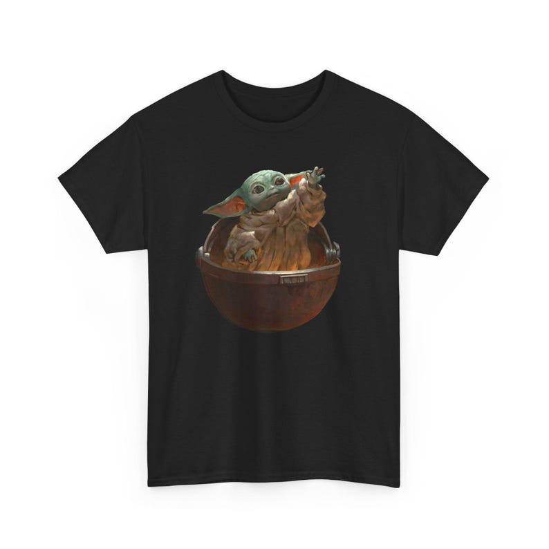 Vintage Star Wars The Mandalorian And Grogu Shirt, Grogu Bounty Hunter Shirt, 90s Style Star Wars Shirt, Baby Yoda Tee, Mandalorian Shirt image 5
