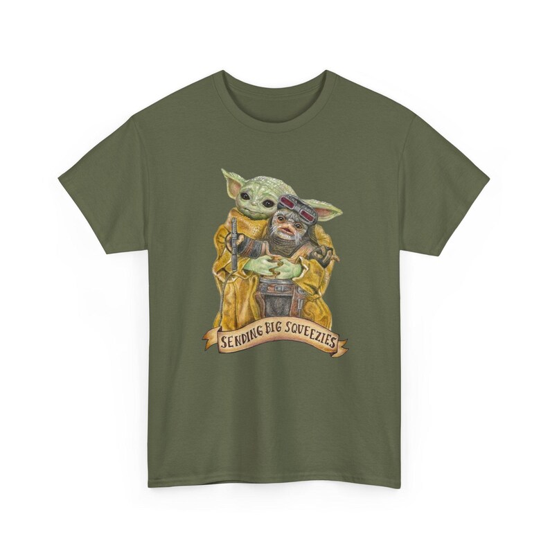 Vintage Star Wars The Mandalorian And Grogu Shirt, Grogu Bounty Hunter Shirt, 90s Style Star Wars Shirt, Baby Yoda Tee, Mandalorian Shirt image 7