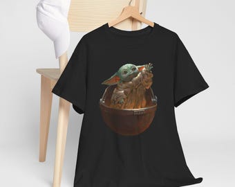 Camiseta vintage de Star Wars de The Mandalorian y Grogu, camiseta de Grogu el cazarrecompensas, camiseta de Star Wars estilo años 90, camiseta de Baby Yoda, camiseta de Mandalorian