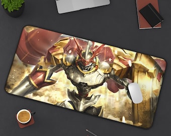Alfombrilla de ratón para juegos con temática de anime / Alfombrilla de escritorio de Gallantmon