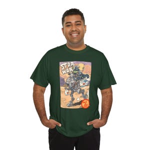 Vintage Star Wars The Mandalorian And Grogu Shirt, Grogu Bounty Hunter Shirt, 90s Style Star Wars Shirt, Baby Yoda Tee, Mandalorian Shirt image 10