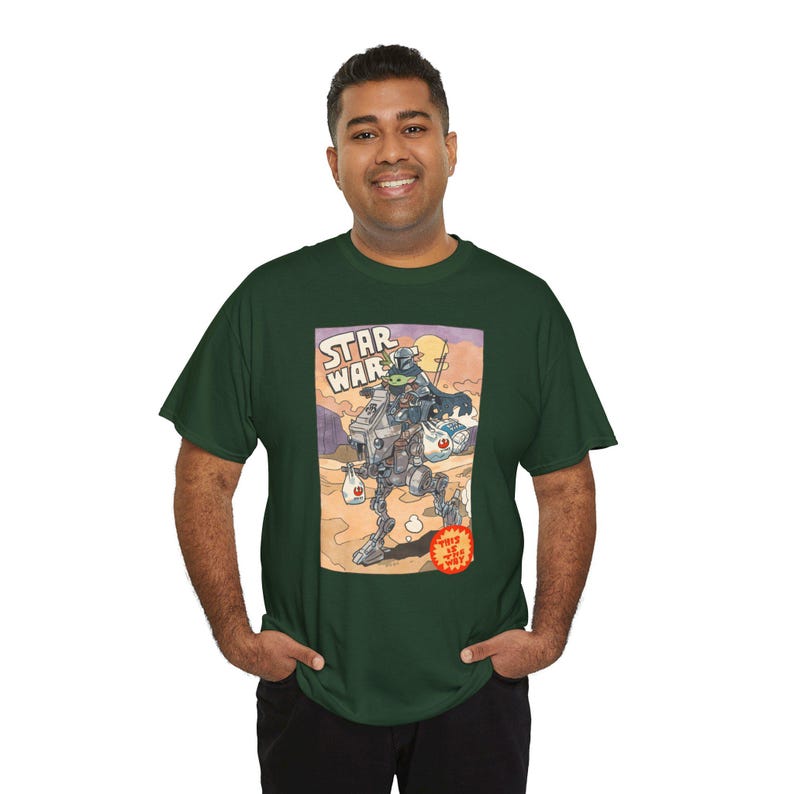 Vintage Star Wars The Mandalorian And Grogu Shirt, Grogu Bounty Hunter Shirt, 90s Style Star Wars Shirt, Baby Yoda Tee, Mandalorian Shirt image 10