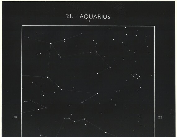 Aquarius Star Chart