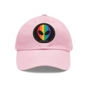 Rainbow Alien Head Patch Hat (Diff Hat Colors Available) image 16