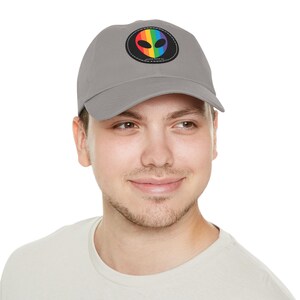 Rainbow Alien Head Patch Hat (Diff Hat Colors Available) image 20